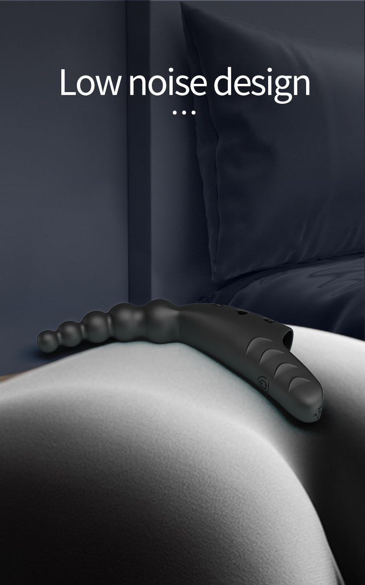 强力震动手指套串珠肛塞抠动按摩充电硅胶男女调情成人用品 300088强力10频震动手指套